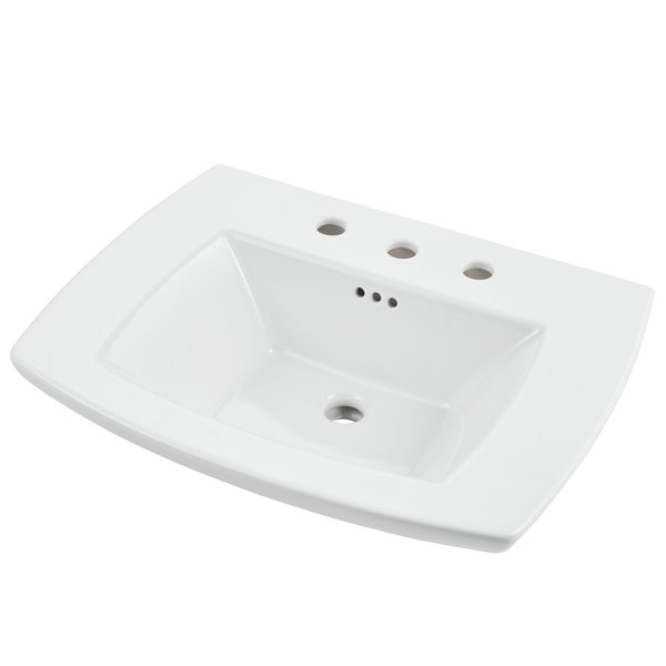 American Standard Edgemere White Ceramic Rectangular Console Bathroom